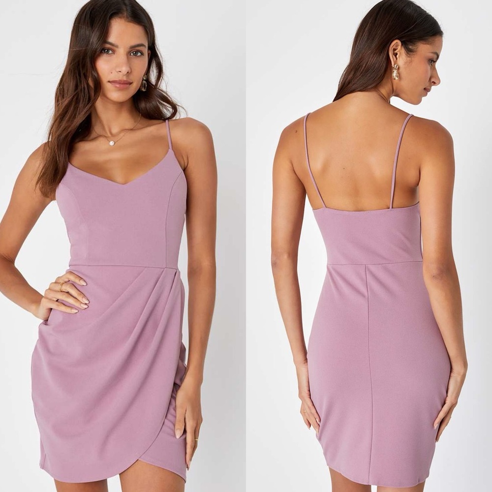 Lulus | Forever Your Girl Mauve Pink Bodycon Dress